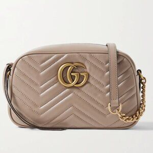 Gucci GG MARMONT MINI SHOULDER BAG shoulder/crossbody bag Antique pink/rose